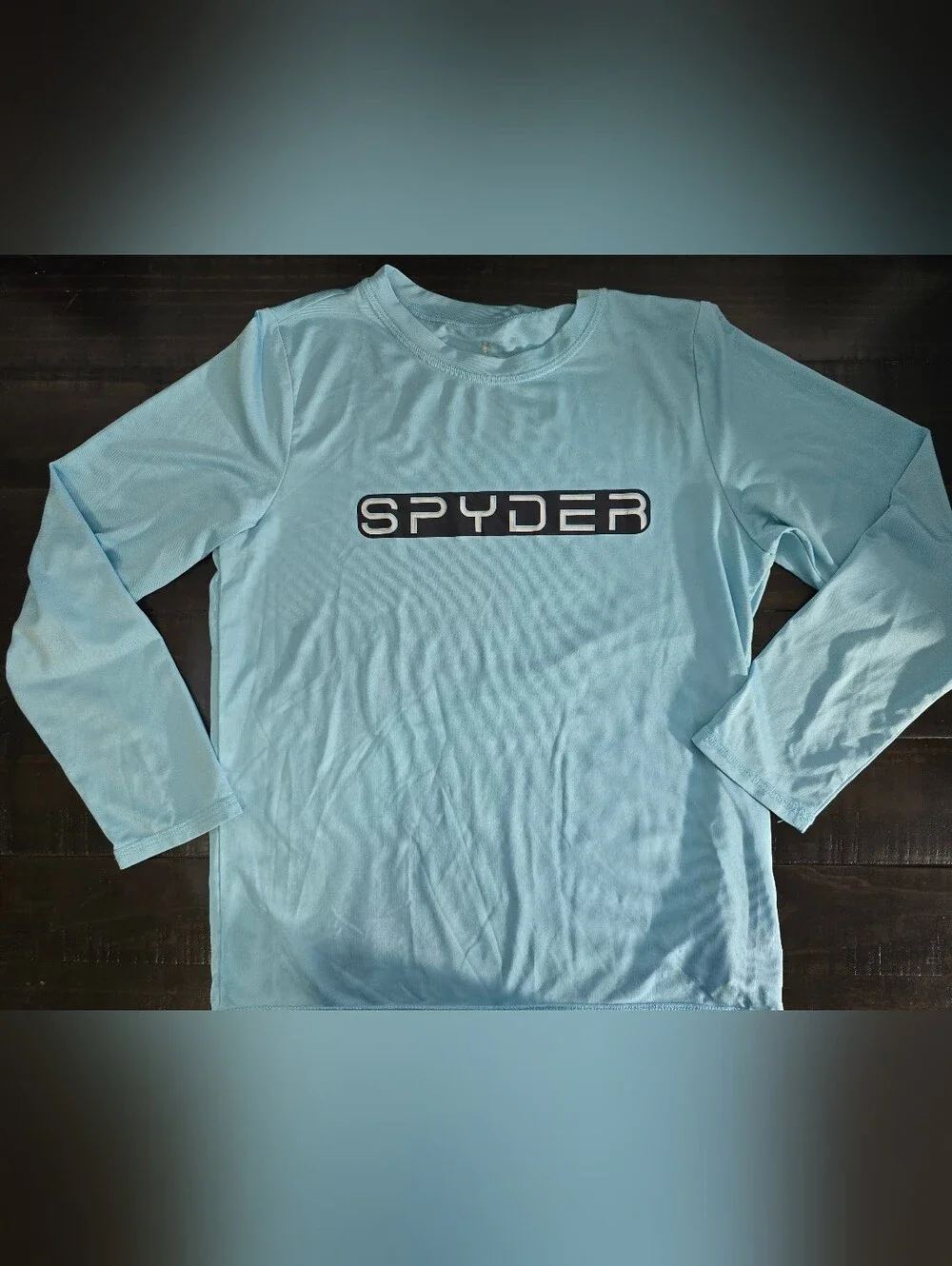 Boys Spyder Light Blue Performance Tee